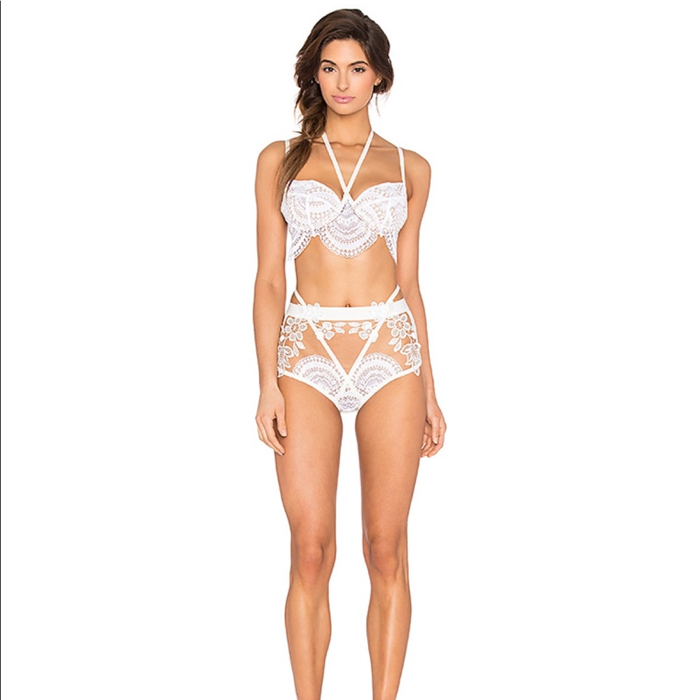 Lucia High Waist Panty in White